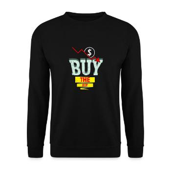 Acheter The Dip Bourse Trading Trader Investisseur - Sweat-shirt Unisexe - noir - Devant - Alina (178cm) & Michal (187cm)