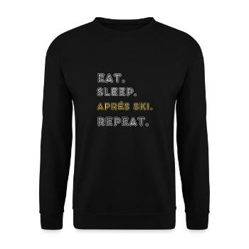 Après-ski - Sweat-shirt Unisexe - noir - Devant - Alina (178cm) & Michal (187cm)