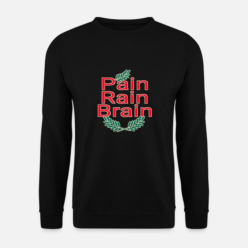 Sprachbegabung - Reim - Pun - Unisex Pullover - Schwarz