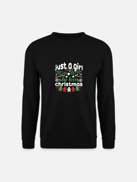 Mädchen Weihnachten - Unisex Pullover - Schwarz