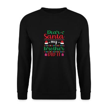 Dongxiang - Sweat-shirt Unisexe - noir - Devant - Alina (178cm) & Michal (187cm)