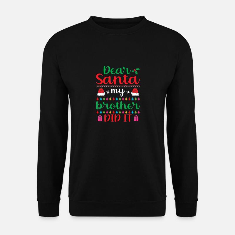 Santa - Unisex Sweatshirt - black