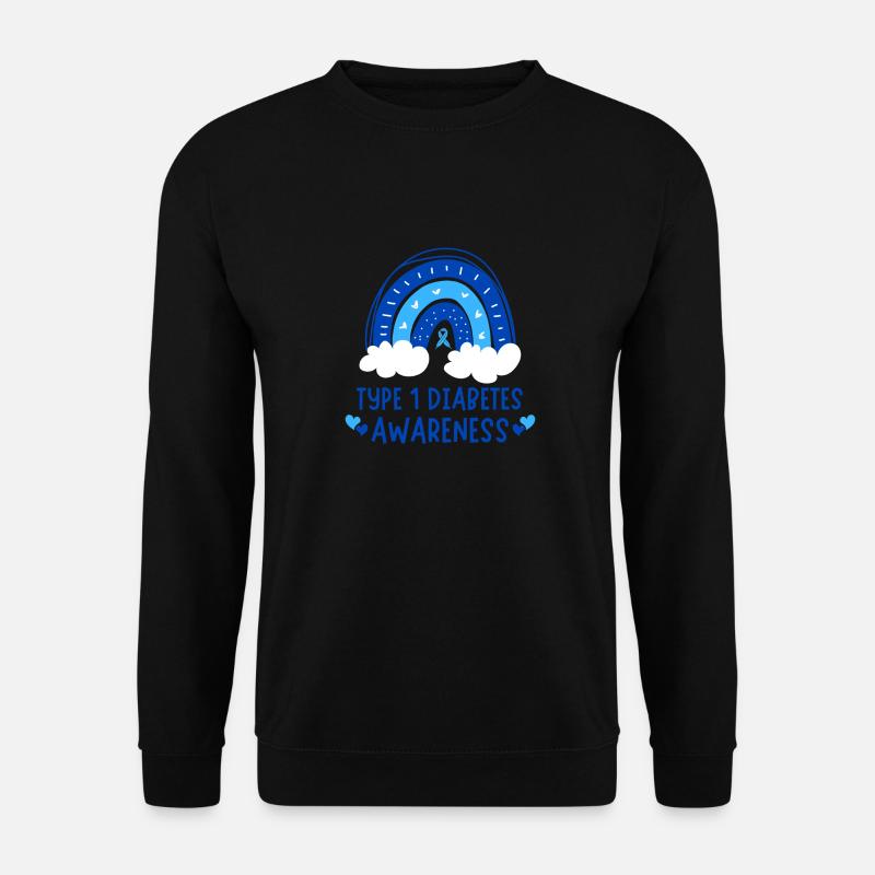 Sensibilisation au diabète de type 1 - Sweat-shirt Unisexe - noir