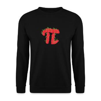Cherry Pi Day Drôle Gâteau Cerises 3.14 Humour - Sweat-shirt Unisexe - noir - Devant - Alina (178cm) & Michal (187cm)