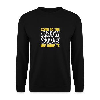 Allez sur la page des maths, nous avons Pi Tag Geek - Sweat-shirt Unisexe - noir - Devant - Alina (178cm) & Michal (187cm)