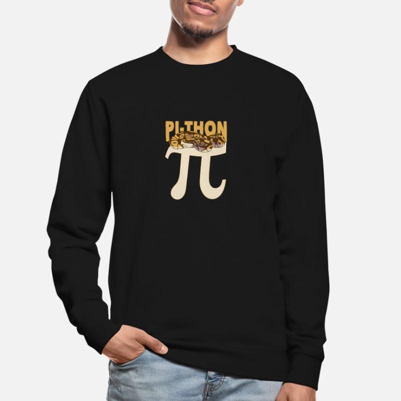 Pi-Thon Drôle Pi Jour Python Serpent Math Sweat-shirt Unisexe