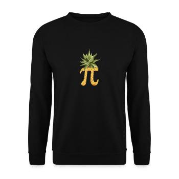 Pineapple Lover Funny Pi Day Pi-Neapple Enseignant - Sweat-shirt Unisexe - noir - Devant - Alina (178cm) & Michal (187cm)