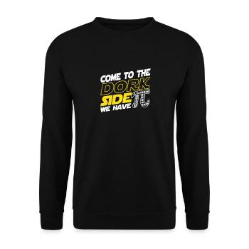Venez sur la page Dork, nous avons Pi Day Nerd Geek - Sweat-shirt Unisexe - noir - Devant - Alina (178cm) & Michal (187cm)