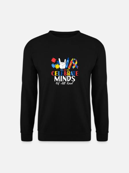 Celebrate Minds Of All Kind ABA Therapist - Unisex Pullover - Schwarz