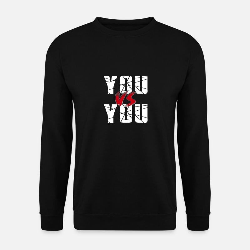 you vs you - Unisex Pullover - Schwarz