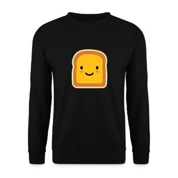 Tartine - Sweat-shirt Unisexe - noir - Devant - Alina (178cm) & Michal (187cm)