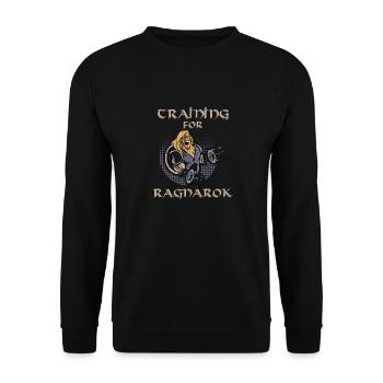 Viking Hommes Cadeau pour les sportifs Viking - Sweat-shirt Unisexe - noir - Devant - Alina (178cm) & Michal (187cm)