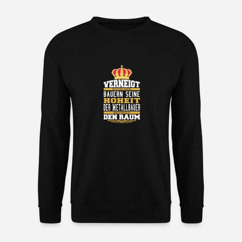 Witziges metallbauer T-shirt Geschenk - Unisex Pullover - Schwarz