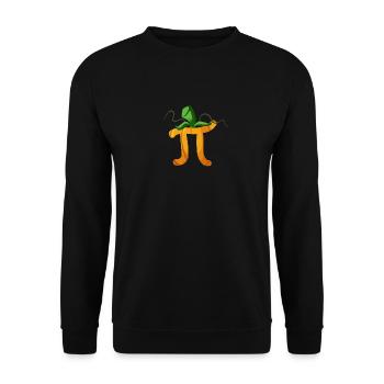 Tarte à la citrouille Math Lover Halloween Pi Day Enseignement - Sweat-shirt Unisexe - noir - Devant - Alina (178cm) & Michal (187cm)