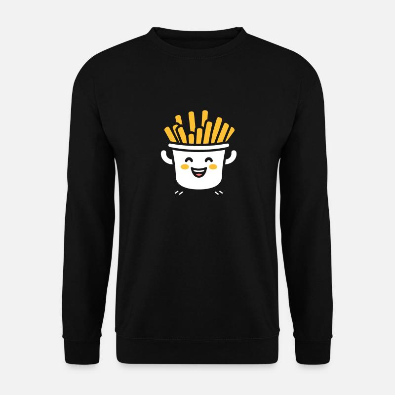 Pommes frites - Unisex Pullover - Schwarz