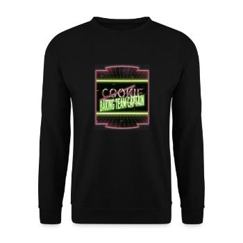 Délicieux Chef Pâtissier Plage Geek Mignon Maladroit - Sweat-shirt Unisexe - noir - Devant - Alina (178cm) & Michal (187cm)