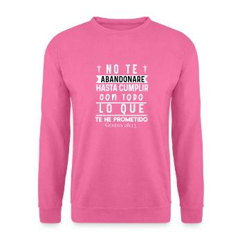 Camiseta Cristiana Para Mujer En Espanol Spanish - Unisex Sweatshirt - pink - Front