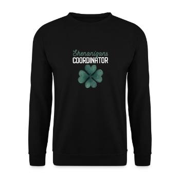 Shenanigans Koordinator Lustige St. Patrick's Day - Unisex Pullover - Schwarz - Vorne - Alina (178cm) & Michal (187cm)