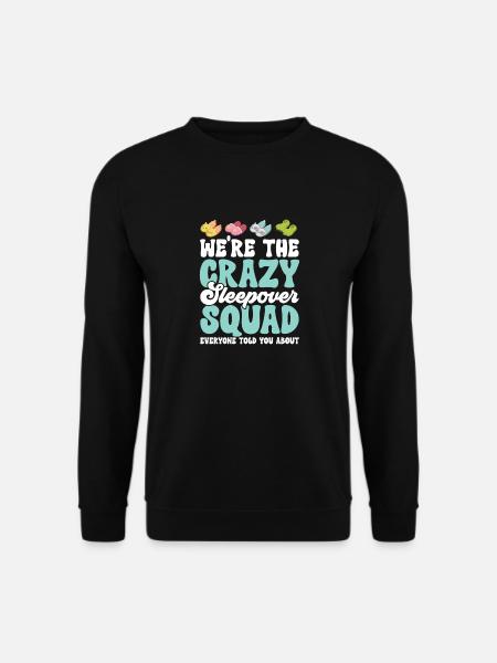 Soirée pyjama pyjama soirée pyjama - Sweat-shirt Unisexe - noir