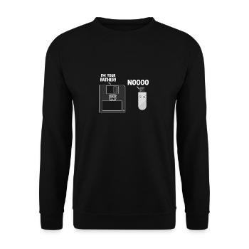 IT-Experte Informatiker Ausgehkleidung für - Unisex Pullover - Schwarz - Vorne - Alina (178cm) & Michal (187cm)