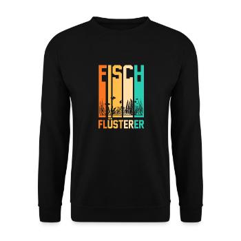 Aquarium Aquaristik Fische - Unisex Pullover - Schwarz - Vorne - Alina (178cm) & Michal (187cm)