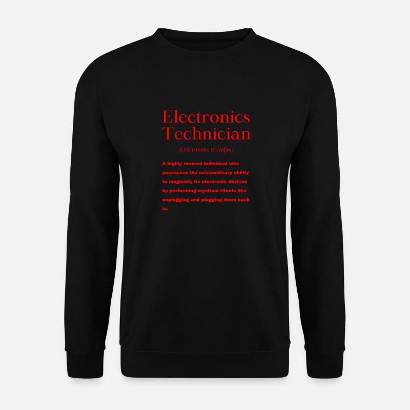 Electrical engineer - Unisex Sweatshirt - black