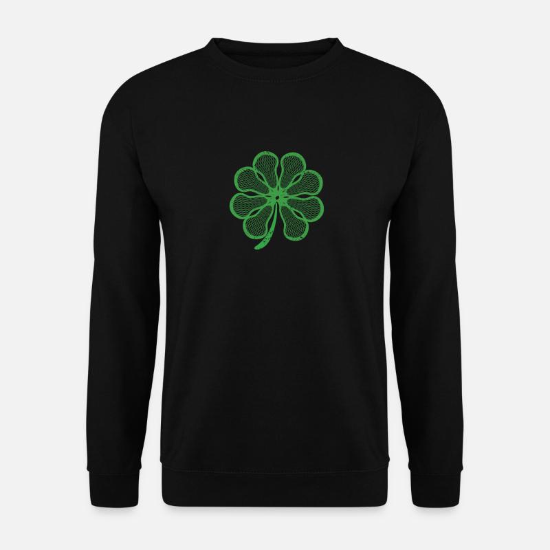 Lacrosse Shamrock Shamrock Drôle St Patricks - Sweat-shirt Unisexe - noir