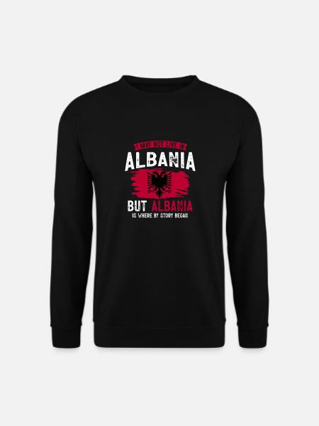 Albanian Flag Albanian Eagle Shqiponja - Unisex Sweatshirt - black