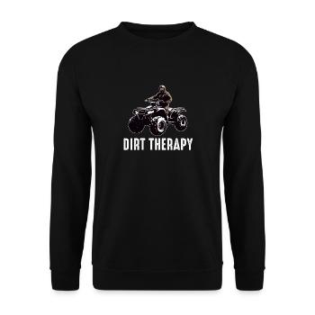 4 Roues Pour Hommes Grand-Père VTT Quad Bike Racing - Sweat-shirt Unisexe - noir - Devant - Alina (178cm) & Michal (187cm)