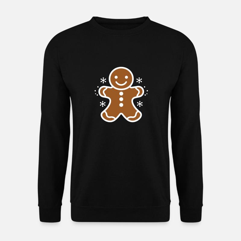 Gingerbread Man - Unisex Sweatshirt - black