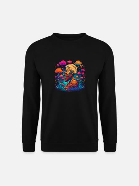 Fantaisie | Champignon | Forêt | Nature | Festival - Sweat-shirt Unisexe - noir
