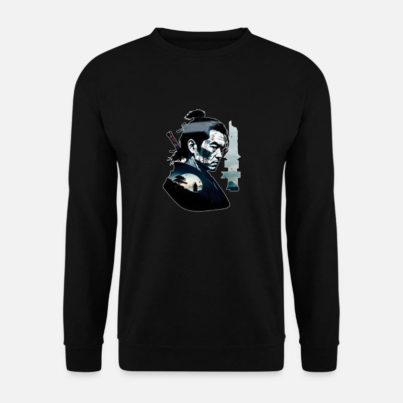 Samurai-Krieger - Japan - Dämon - Unisex Pullover - Schwarz