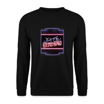 geburtstagsgeschenk geschenkidee geburtstag - Unisex Pullover - Schwarz - Vorne - Alina (178cm) & Michal (187cm)
