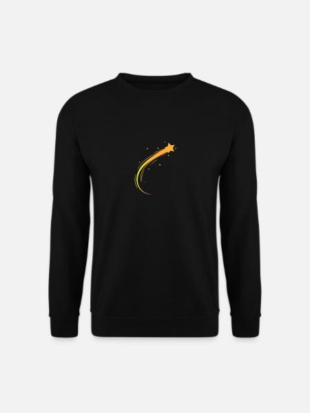 Shooting Star, Space, Asteroid - Unisex Sweatshirt - black