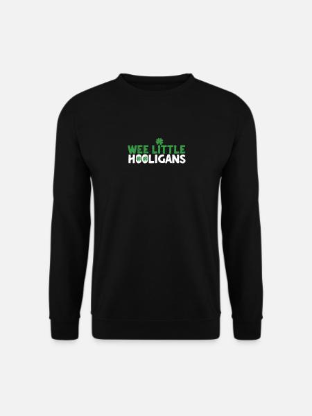 Wee Little Hooligan Saint-Patrick irlandais - Sweat-shirt Unisexe - noir