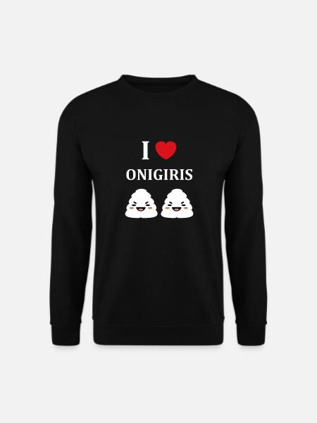 Onigiri japonais - Sweat-shirt Unisexe - noir