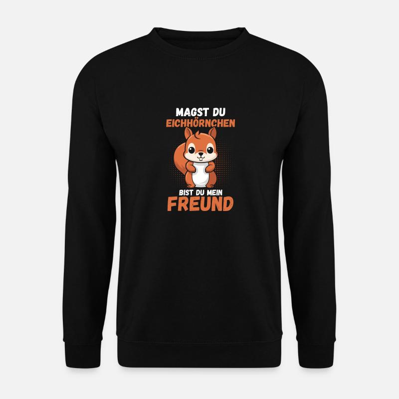Eichhörnchen - Unisex Pullover - Schwarz