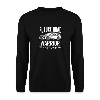Neue Fahrschüler Mädchen Frauen Mutter Tochter - Unisex Pullover - Schwarz - Vorne - Alina (178cm) & Michal (187cm)