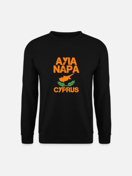 Vintage Ayia Napa - Zypern - Unisex Pullover - Schwarz