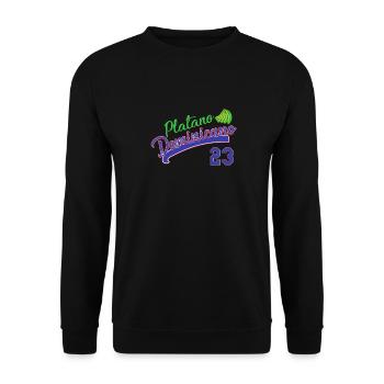 Dominican Flag RD Dominican Republic Baseball - Unisex Sweatshirt - black - Front - Alina (178cm) & Michal (187cm)