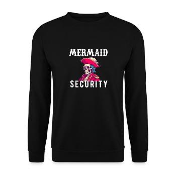 Meerjungfrau Erwachsene Passende Geburtstagsfrauen Mädchen - Unisex Pullover - Schwarz - Vorne - Alina (178cm) & Michal (187cm)