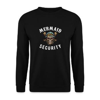 Meerjungfrau Erwachsene Passende Geburtstagsfrauen Mädchen - Unisex Pullover - Schwarz - Vorne - Alina (178cm) & Michal (187cm)