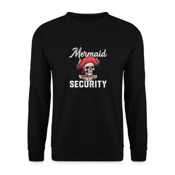 Meerjungfrau Erwachsene Passende Geburtstagsfrauen Mädchen - Unisex Pullover - Schwarz - Vorne - Alina (178cm) & Michal (187cm)
