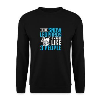Once - Sweat-shirt Unisexe - noir - Devant - Alina (178cm) & Michal (187cm)