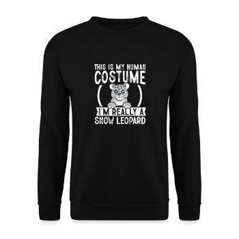 Once - Sweat-shirt Unisexe - noir - Devant - Alina (178cm) & Michal (187cm)