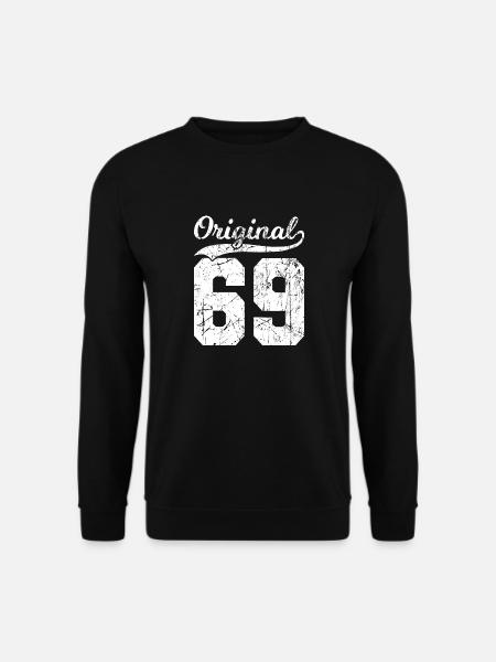 69 Original 55 Jahren Mann Frau Geburtstag - Unisex Pullover - Schwarz
