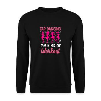 Tap Dance Teacher Appreciation For Women Girls - Unisex Sweatshirt - black - Front - Alina (178cm) & Michal (187cm)