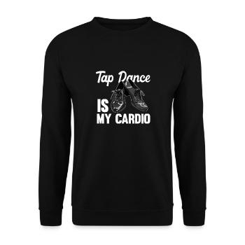 Tap Dance Teacher Appreciation For Women Girls - Unisex Sweatshirt - black - Front - Alina (178cm) & Michal (187cm)