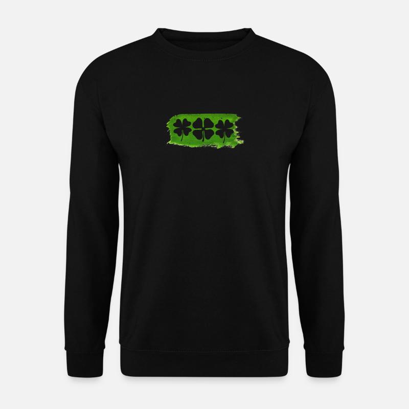 Irish Pride Shamrock Saint Ireland - Unisex Sweatshirt - black