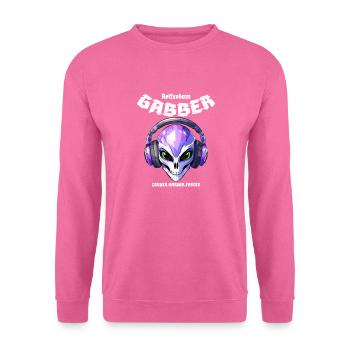 Gabber Rotterdam Techno Hardcore Speedcore - Unisex Pullover - Pink - Vorne